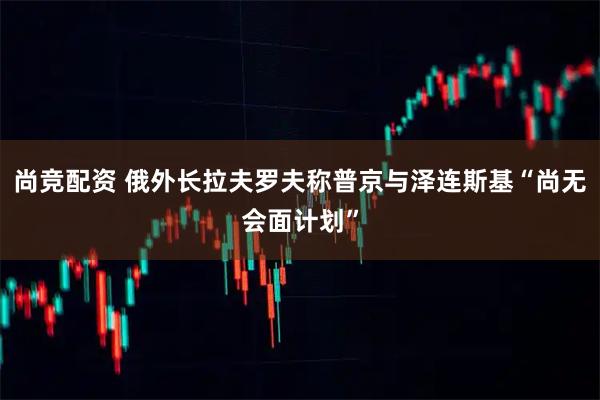尚竞配资 俄外长拉夫罗夫称普京与泽连斯基“尚无会面计划”
